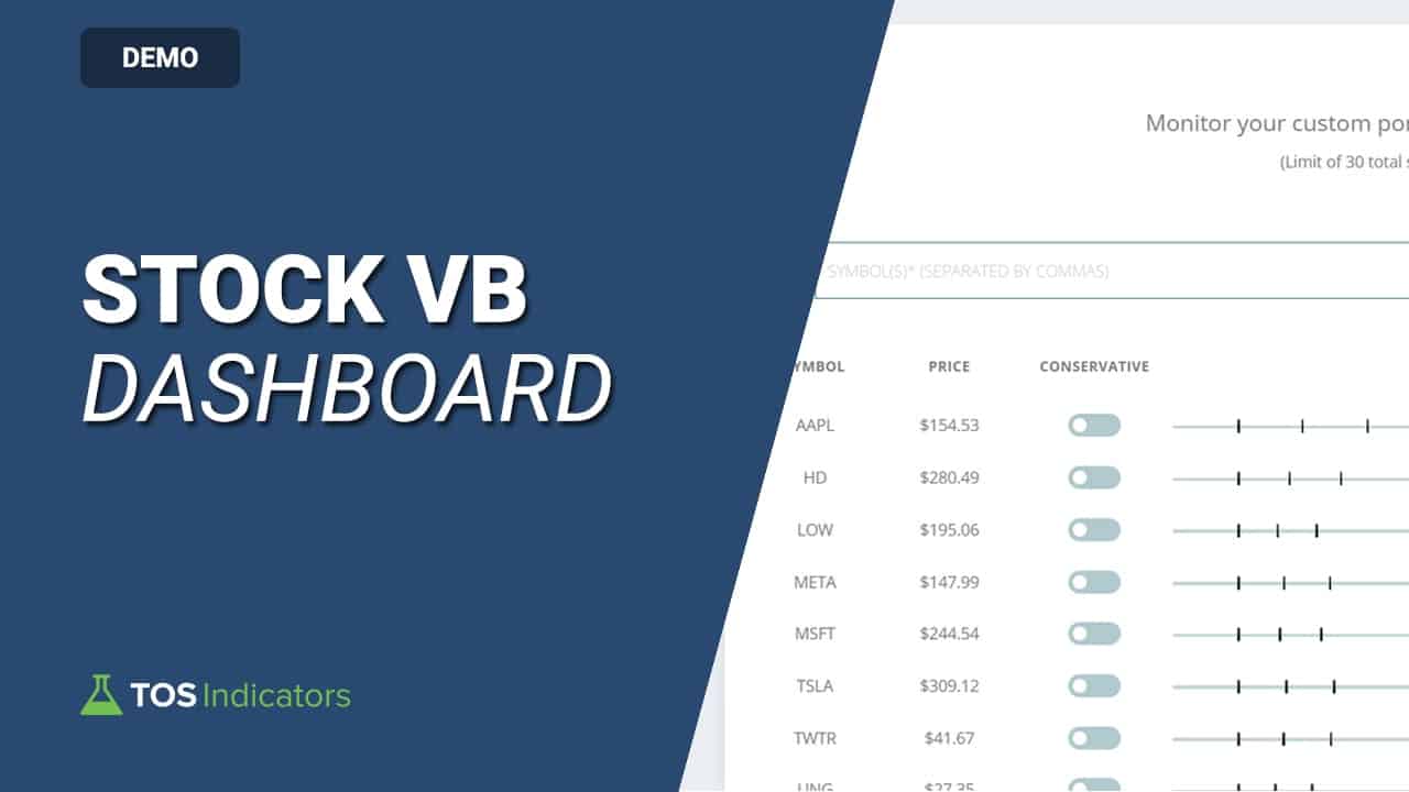 Stock VB - Dashboard Overview