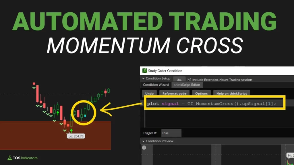 Automated Trading - Momentum Cross