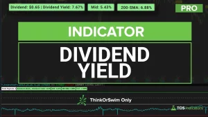 Dividend Yield Pro Indicator for ThinkOrSwim